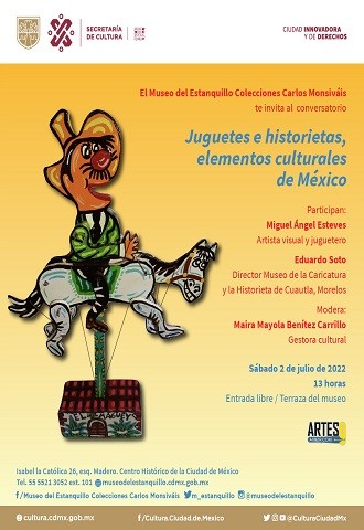 Conversatorio "Juguetes e historietas, elementos culturales de México"