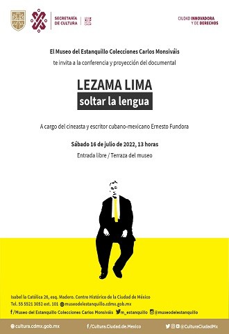 Conferencia y proyección del documental "Lezama Lima: soltar la lengua"